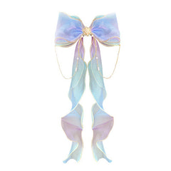 Mesh Bow Headdress Hair Clip for Girls Hair Accessories