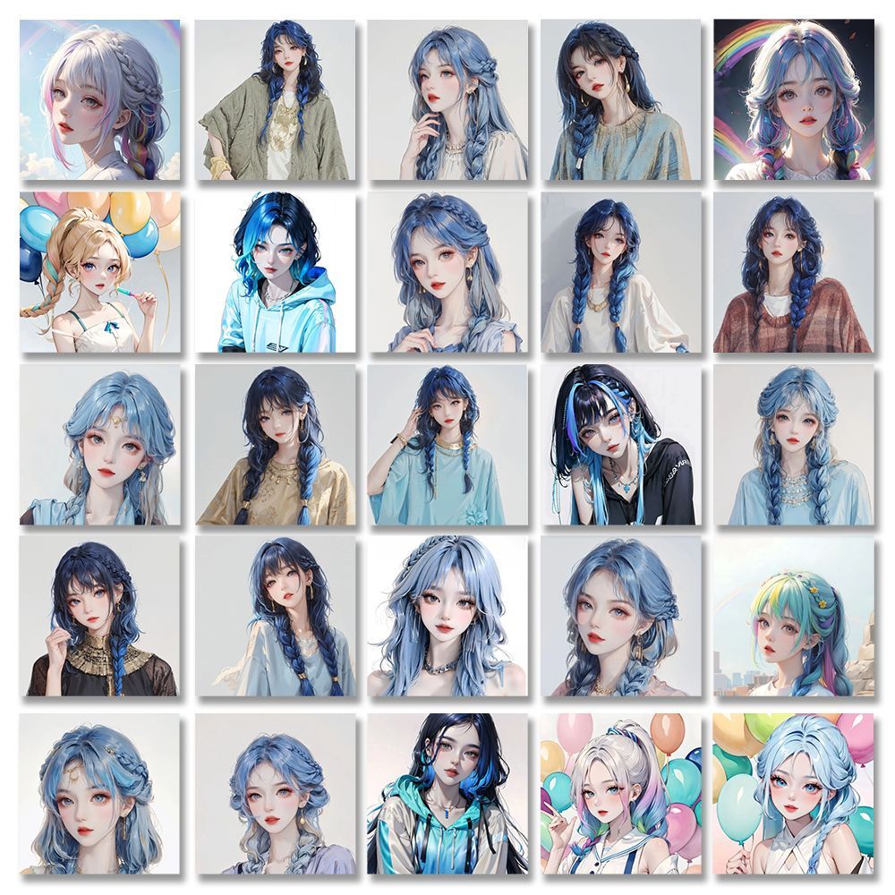 54pcs Grey Album Stickers DIY Washi Scrapbooking Stickers Crafts