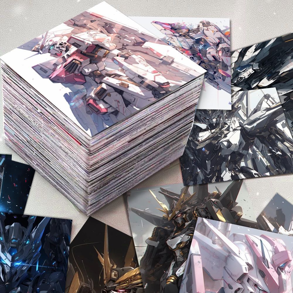 54pcs Mecha Materials Album Stickers Diy Computer Washi Scrapbooking Stickers