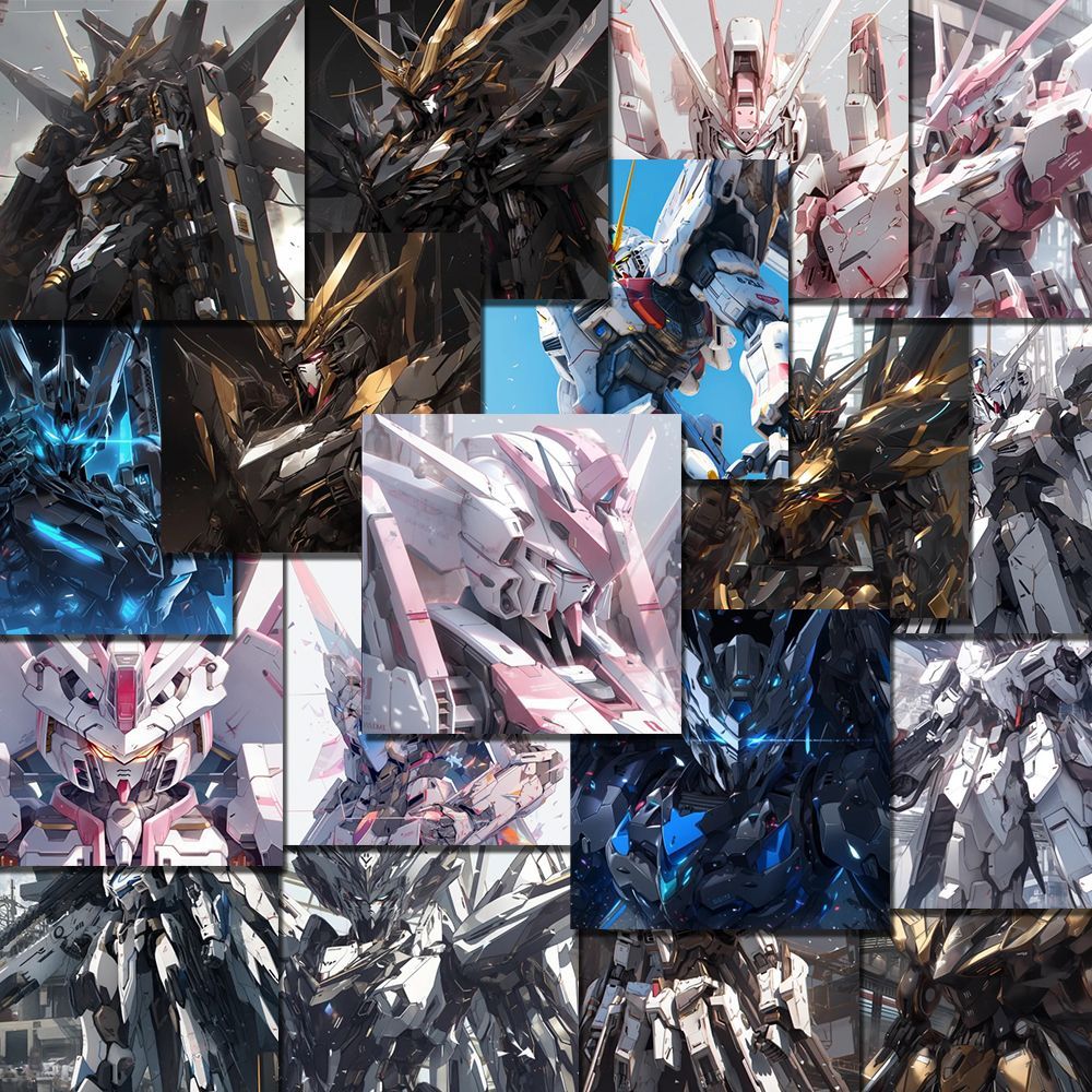 54pcs Mecha Materials Album Stickers Diy Computer Washi Scrapbooking Stickers