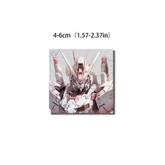 54pcs Mecha Materials Album Stickers Diy Computer Washi Scrapbooking Stickers