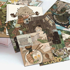 54pcs Fairy Tale World Album Stickers for Scrapbooking