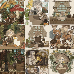 54pcs Fairy Tale World Album Stickers for Scrapbooking