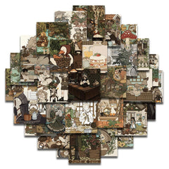 54pcs Fairy Tale World Album Stickers for Scrapbooking