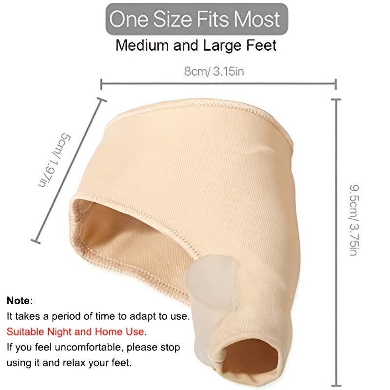 Toe Separator Corrector With Grip Insert & Gel Cushion Pad