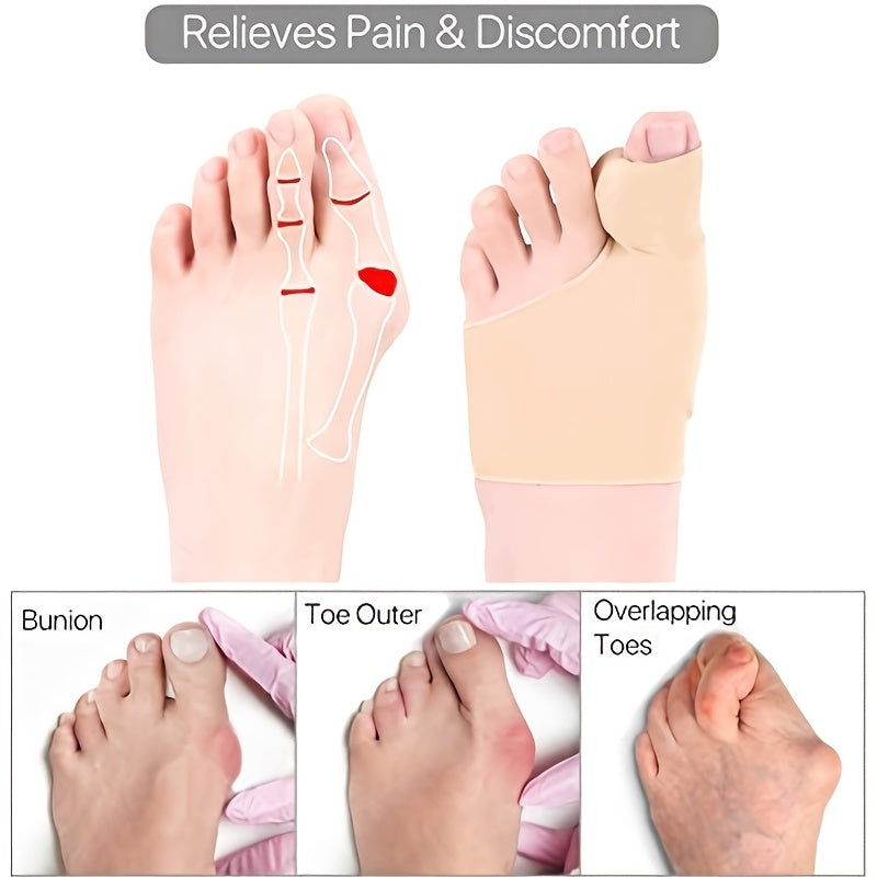 Toe Separator Corrector With Grip Insert & Gel Cushion Pad