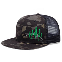 Men's Summer Camouflage Tree Embroidered Baseball Cap