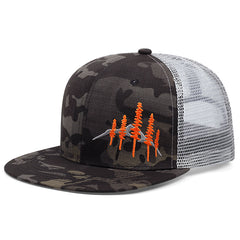 Men's Summer Camouflage Tree Embroidered Baseball Cap