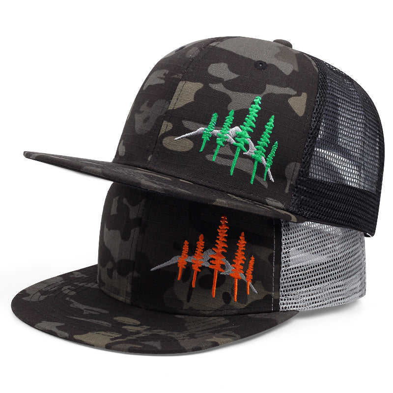 Men's Summer Camouflage Tree Embroidered Baseball Cap