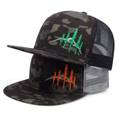 Men's Summer Camouflage Tree Embroidered Baseball Cap