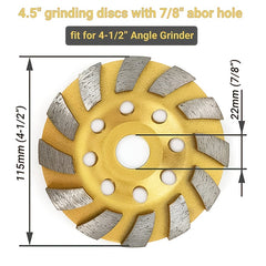 Concrete Floor Corner Grinder Polishing Disc for Bowl Grinding