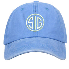1pc Washed Cotton Embroidered Baseball Cap
