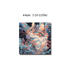 54pcs Little Cat Materials Album Stickers Diy Washi Scrapbooking Stickers
