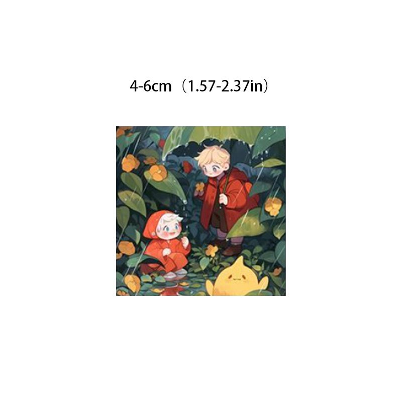 48pcs Outdoor Adventure Album Stickers Crafting Fun for Kids and Adults
