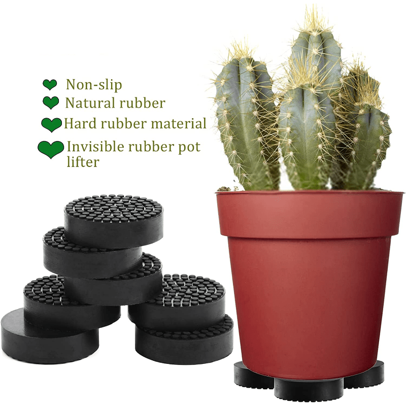 Invisible Pot Feet Non Slip Surface Grip Rubber Pot Risers 7 Pack