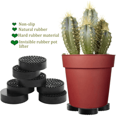 Invisible Pot Feet Non Slip Surface Grip Rubber Pot Risers 7 Pack