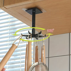 Waterproof 360 Rotating Utility Hook for Kitchen and Bathroom Towels