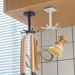 Waterproof 360 Rotating Utility Hook for Kitchen and Bathroom Towels