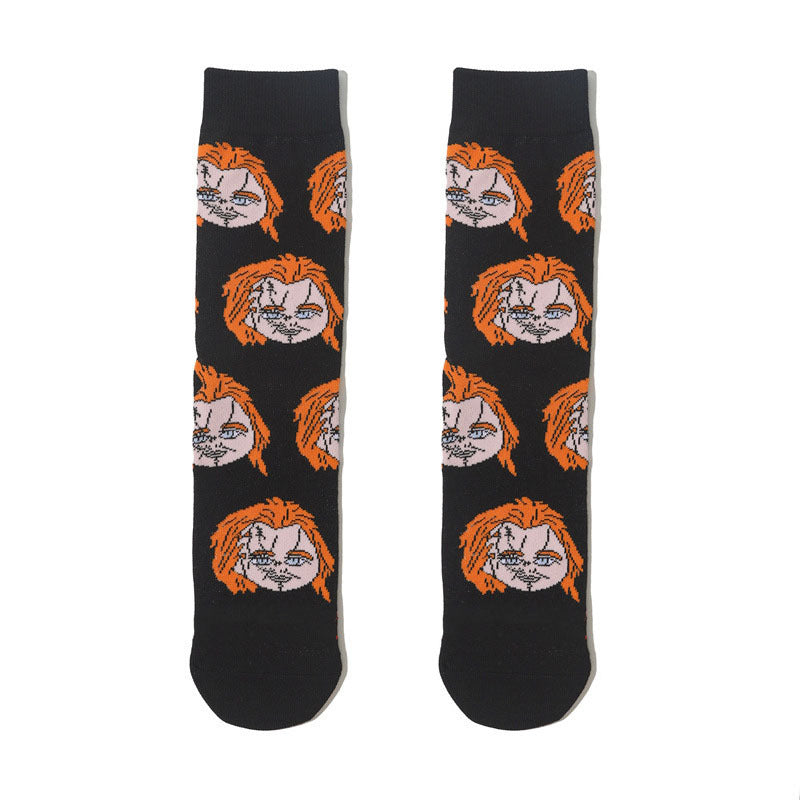 10 Pairs Boys Kids Anime Crew Socks & Funny Crew Socks Children Stockings