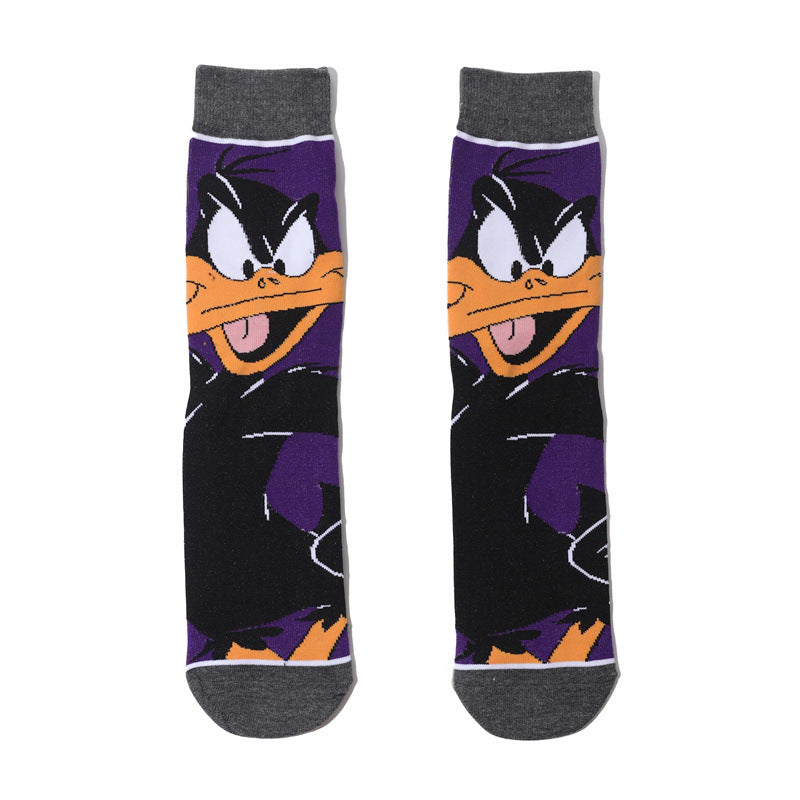 10 Pairs Kids Cartoon Anime Crew Socks