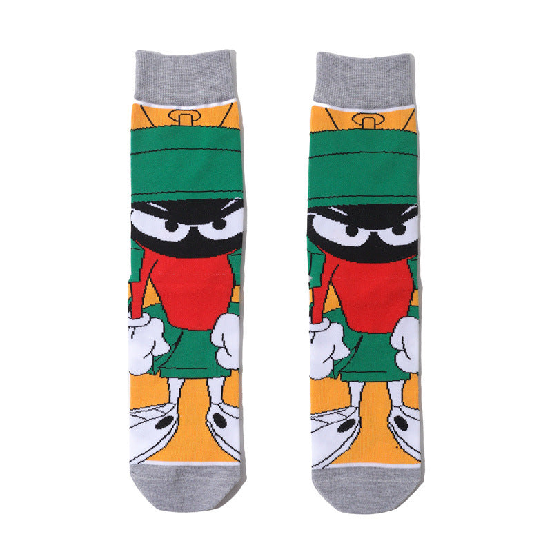 10 Pairs Kids Cartoon Anime Crew Socks