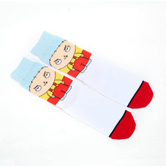 10 Pairs Boys Kids Cartoon Anime Socks Novelty Funny Happy Crew Socks