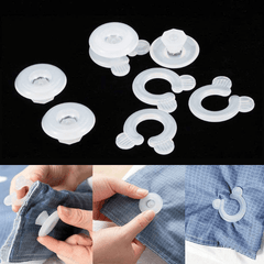 6pcs Anti Skid Duvet Clips Transparent Comforter Grippers Secure Hold