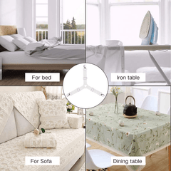 Adjustable Bed Sheet Fasteners Triangle Elastic Suspenders