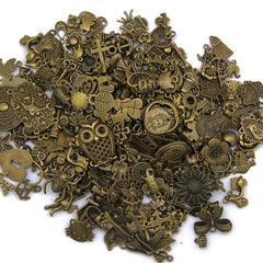 50g Steampunk Mixed Charms Necklace Bracelet Earrings DIY Jewelry Accessories