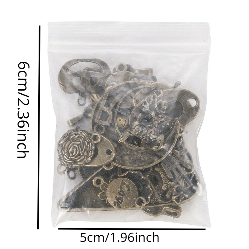 50g Steampunk Mixed Charms Necklace Bracelet Earrings DIY Jewelry Accessories