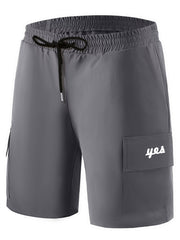 Classic Cargo Shorts Men s Casual Pocket Waist Drawstring Cargo Shorts