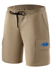 Classic Cargo Shorts Men s Casual Pocket Waist Drawstring Cargo Shorts