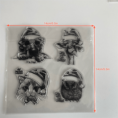 1pc Dog Cat Owl Giraffe Silicone Stamp for DIY Scrapbooking