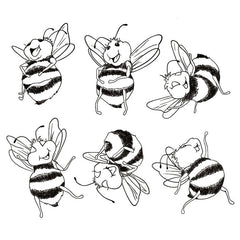 Bees Clear Silicone Stamp DIY Scrapbooking Photo Album Decor