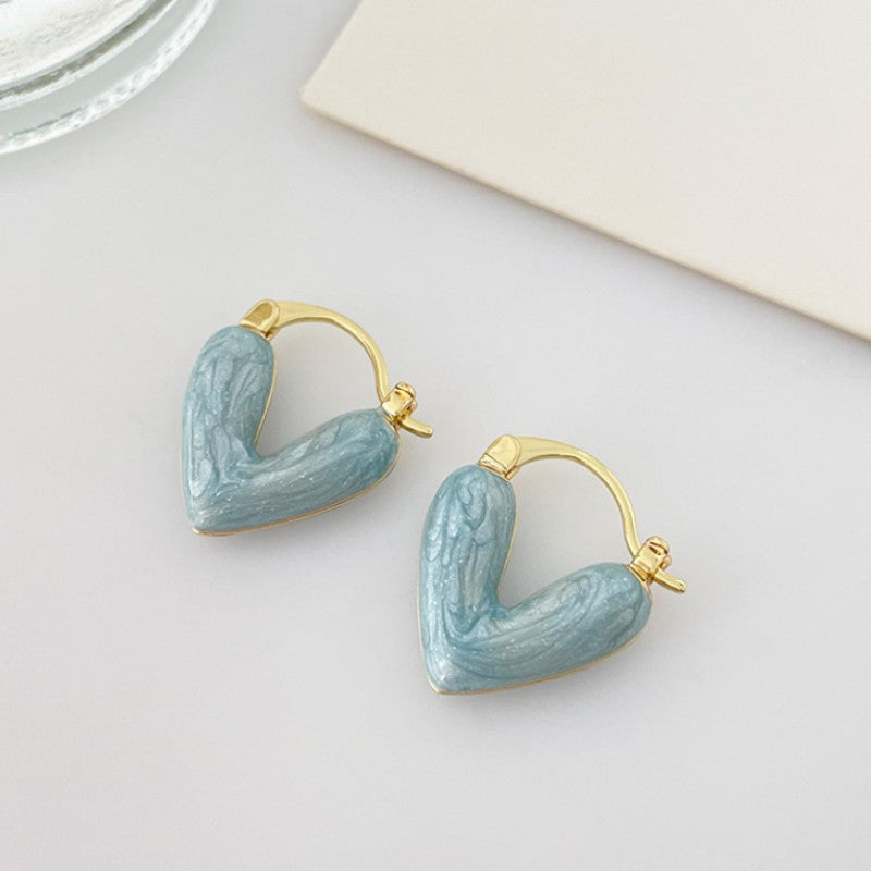 Heart Shaped Earrings Decorative Accessories Gift For Girls