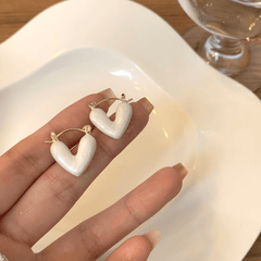 Heart Shaped Earrings Decorative Accessories Gift For Girls