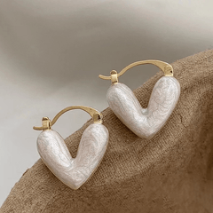 Heart Shaped Earrings Decorative Accessories Gift For Girls