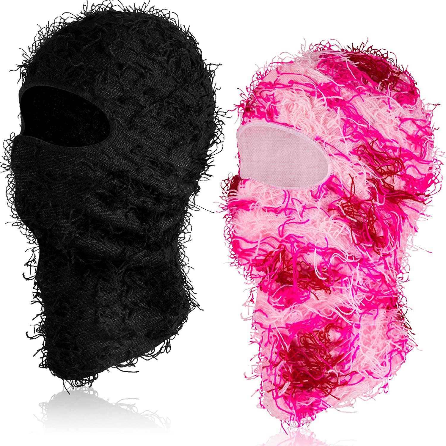 Windproof Balaclava Full Face Knitted Ski Mask Stay Warm for Skiing and Riding