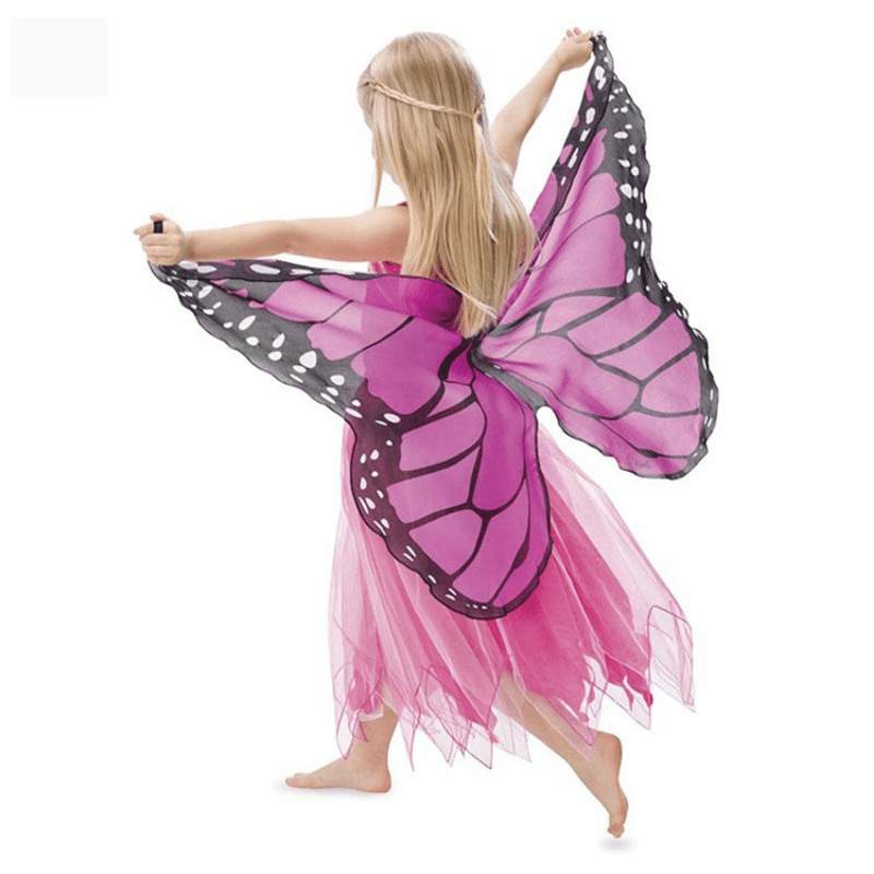 Colorful Butterfly Wing Costume Toddler Dress Up Fairy Wing For Kids Girls