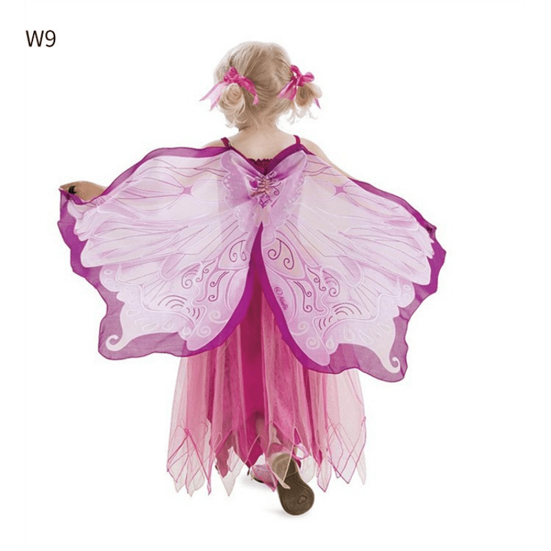Colorful Butterfly Wing Costume Toddler Dress Up Fairy Wing For Kids Girls