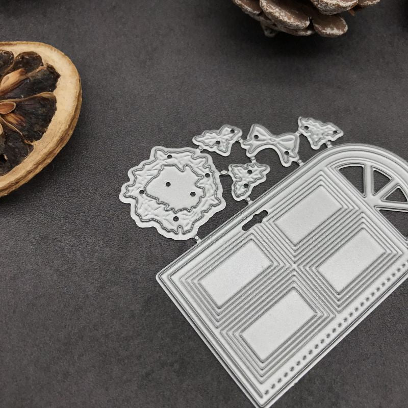 Christmas Door Decoration Metal Cutting Dies for DIY Scrapbooking