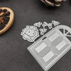 Christmas Door Decoration Metal Cutting Dies for DIY Scrapbooking