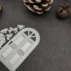 Christmas Door Decoration Metal Cutting Dies for DIY Scrapbooking