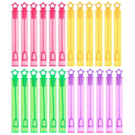 24pcs Bubble Soap Bottles for Wedding Decor & Outdoor Games