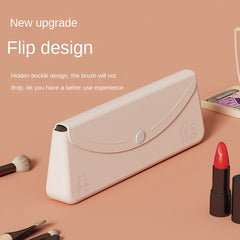 Portable Silicone Travel Cosmetic Bag Large Capacity Makeup Brush Storage