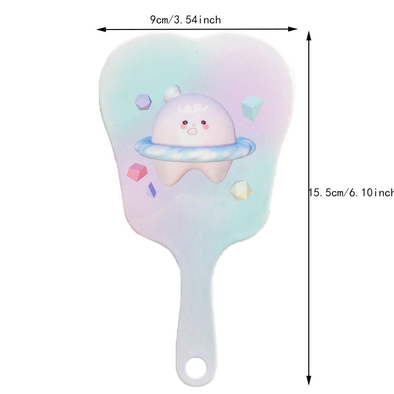 Cartoon Tooth Pattern Mirror for Girls