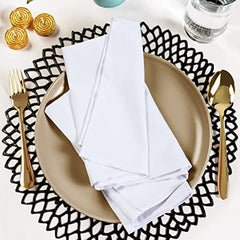 6pcs Cloth Napkins 50.8x50.8 Cm Washable & Reusable Table Dinner Napkins