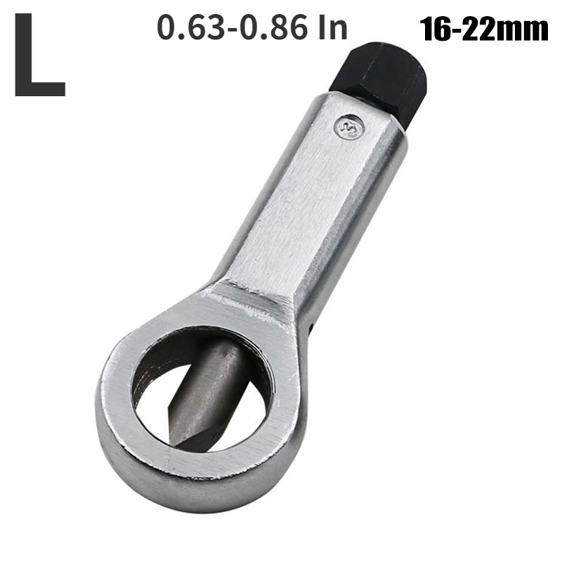 Nut Splitter Breaker Remover Extractor Set 9-27mm Hand Tool DIY Use