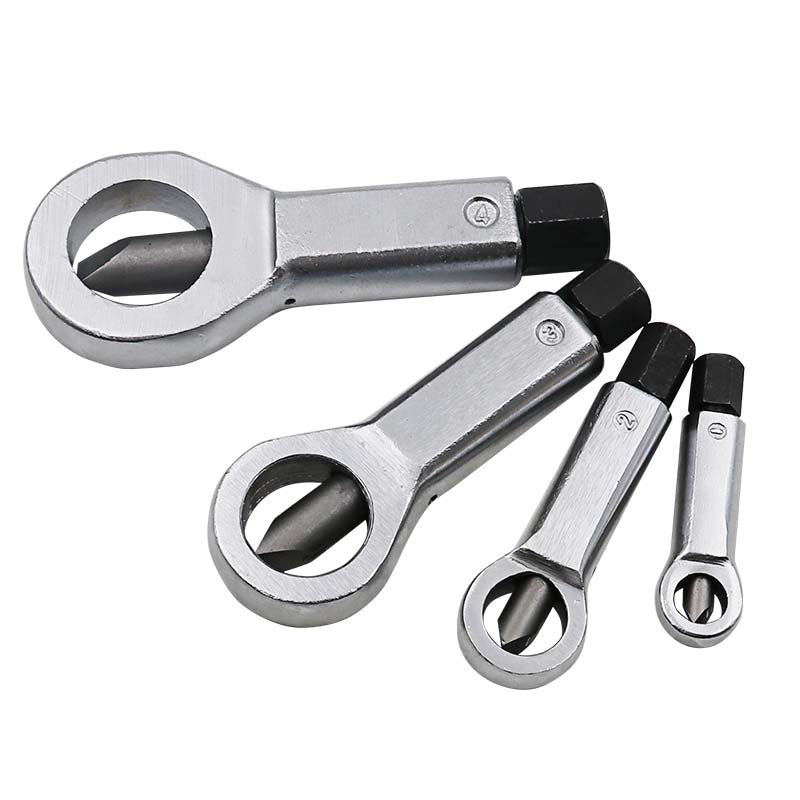 Nut Splitter Breaker Remover Extractor Set 9-27mm Hand Tool DIY Use