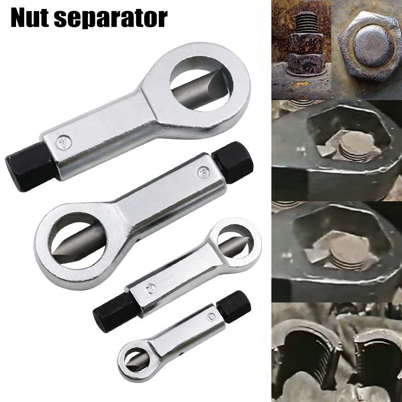 Nut Splitter Breaker Remover Extractor Set 9-27mm Hand Tool DIY Use